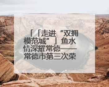「走进“双拥模范城”」鱼水情深耀常德——常德市第三次荣膺“全国双拥模范城”