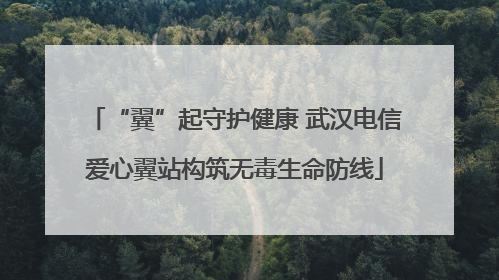 “翼”起守护健康 武汉电信爱心翼站构筑无毒生命防线