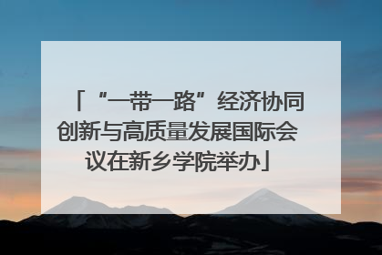 “一带一路”经济协同创新与高质量发展国际会议在新乡学院举办