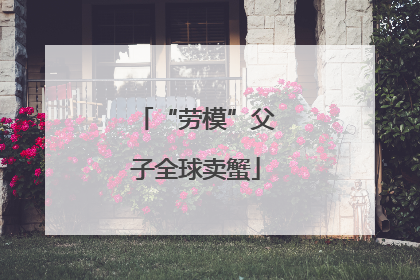 “劳模”父子全球卖蟹