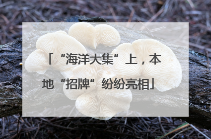 “海洋大集”上，本地“招牌”纷纷亮相