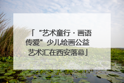“艺术童行・画语传爱”少儿绘画公益艺术汇在西安落幕