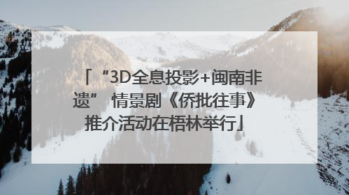 “3D全息投影+闽南非遗” 情景剧《侨批往事》推介活动在梧林举行