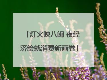 灯火映八闽 夜经济绘就消费新画卷