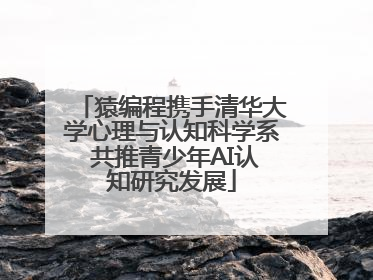 猿编程携手清华大学心理与认知科学系 共推青少年AI认知研究发展