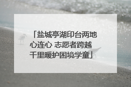 盐城亭湖印台两地心连心 志愿者跨越千里暖护困境学童