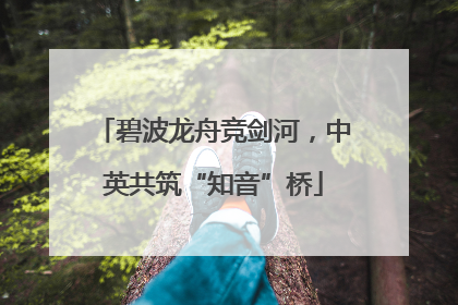 碧波龙舟竞剑河，中英共筑“知音”桥