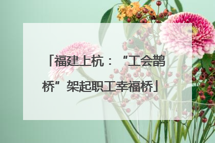 福建上杭：“工会鹊桥”架起职工幸福桥