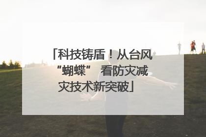 科技铸盾！从台风“蝴蝶” 看防灾减灾技术新突破
