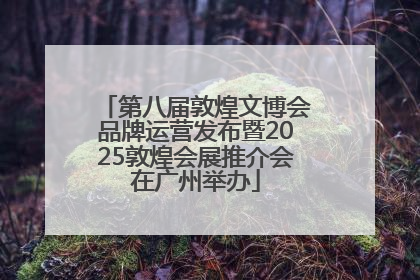 第八届敦煌文博会品牌运营发布暨2025敦煌会展推介会在广州举办
