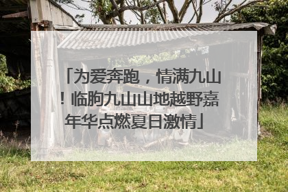 为爱奔跑，情满九山！临朐九山山地越野嘉年华点燃夏日激情
