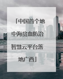 中国首个地中海贫血防治智慧云平台落地广西