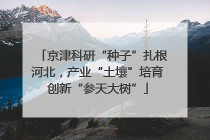 京津科研“种子”扎根河北，产业“土壤”培育创新“参天大树”
