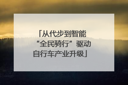 从代步到智能 “全民骑行”驱动自行车产业升级