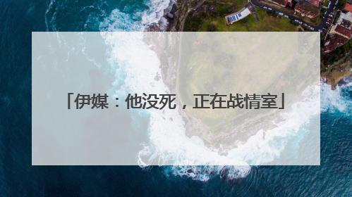 伊媒：他没死，正在战情室