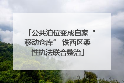 公共泊位变成自家“移动仓库” 铁西区柔性执法联合整治
