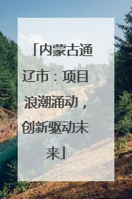 内蒙古通辽市：项目浪潮涌动，创新驱动未来