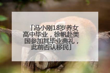 冯小刚18岁养女高中毕业，徐帆赴美国参加其毕业典礼，此前否认移民