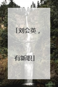 刘会英，有新职