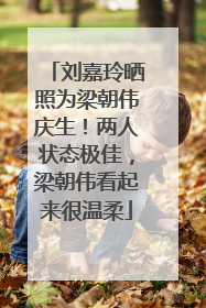 刘嘉玲晒照为梁朝伟庆生！两人状态极佳，梁朝伟看起来很温柔