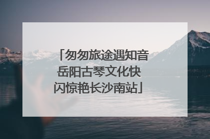 匆匆旅途遇知音 岳阳古琴文化快闪惊艳长沙南站