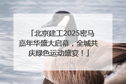 北京建工2025密马嘉年华盛大启幕，全城共庆绿色运动盛宴！