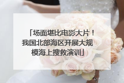 场面堪比电影大片！我国北部海区开展大规模海上搜救演训