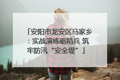 安阳市龙安区马家乡：实战演练砺精兵 筑牢防汛“安全堤”