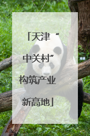 天津“中关村”构筑产业新高地