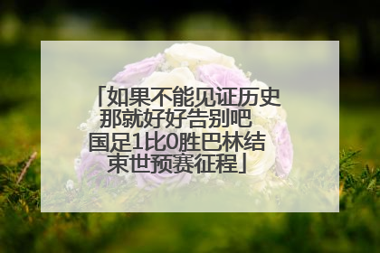 如果不能见证历史 那就好好告别吧 国足1比0胜巴林结束世预赛征程
