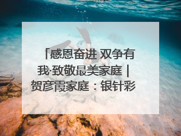 感恩奋进 双争有我·致敬最美家庭｜贺彦霞家庭：银针彩线绣出好日子