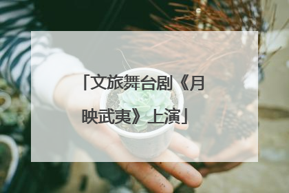 文旅舞台剧《月映武夷》上演
