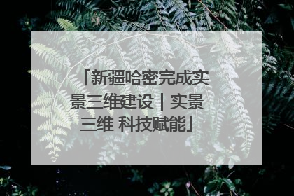 新疆哈密完成实景三维建设｜实景三维 科技赋能