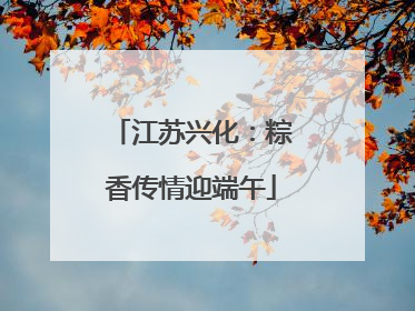 江苏兴化：粽香传情迎端午