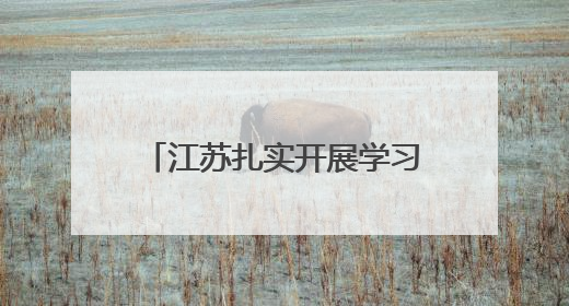 江苏扎实开展学习教育——坚持深学笃行，做到实改见效
