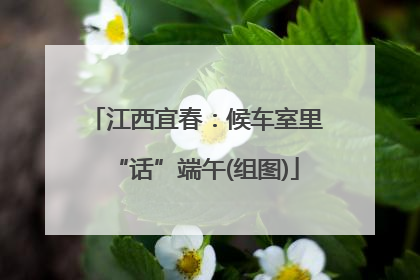 江西宜春：候车室里“话”端午(组图)