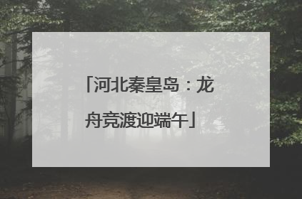 河北秦皇岛：龙舟竞渡迎端午