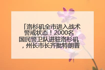 洛杉矶全市进入战术警戒状态！2000名国民警卫队进驻洛杉矶，州长市长齐批特朗普“制造混乱”