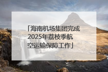 海南机场集团完成2025年荔枝季航空运输保障工作