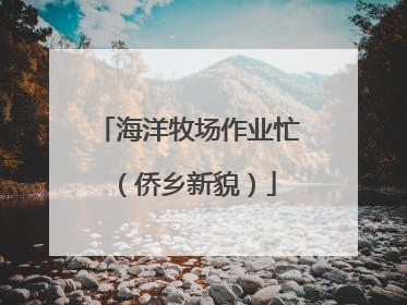 海洋牧场作业忙（侨乡新貌）