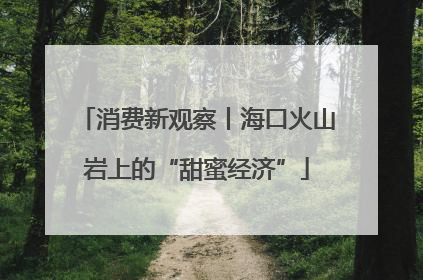 消费新观察丨海口火山岩上的“甜蜜经济”