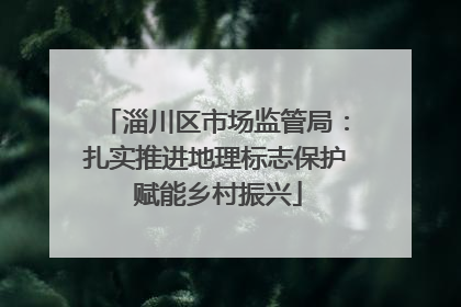 淄川区市场监管局：扎实推进地理标志保护 赋能乡村振兴