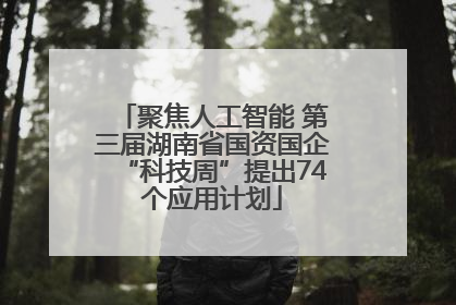 聚焦人工智能 第三届湖南省国资国企“科技周”提出74个应用计划