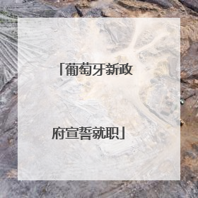 葡萄牙新政府宣誓就职