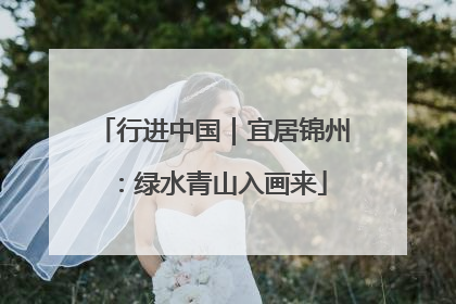 行进中国｜宜居锦州：绿水青山入画来