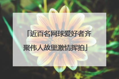 近百名网球爱好者齐聚伟人故里激情挥拍