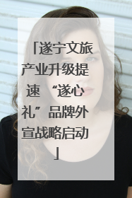 遂宁文旅产业升级提速 “遂心礼”品牌外宣战略启动