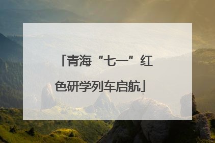 青海“七一”红色研学列车启航