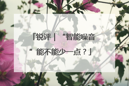 锐评｜“智能噪音”能不能少一点？