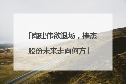 陶建伟欲退场，棒杰股份未来走向何方